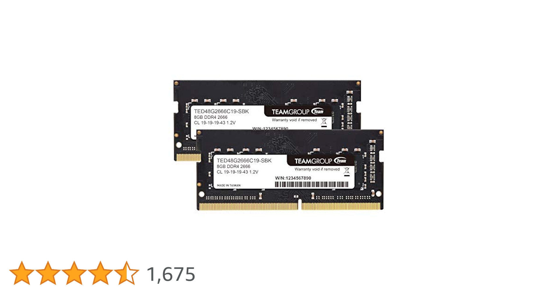 Team DDR4 2666Mhz PC4-21300 8GBx2枚 Amazon.co.jp: Team ノートPC用メモリ SO-DIMM DDR4 2666MHz PC4